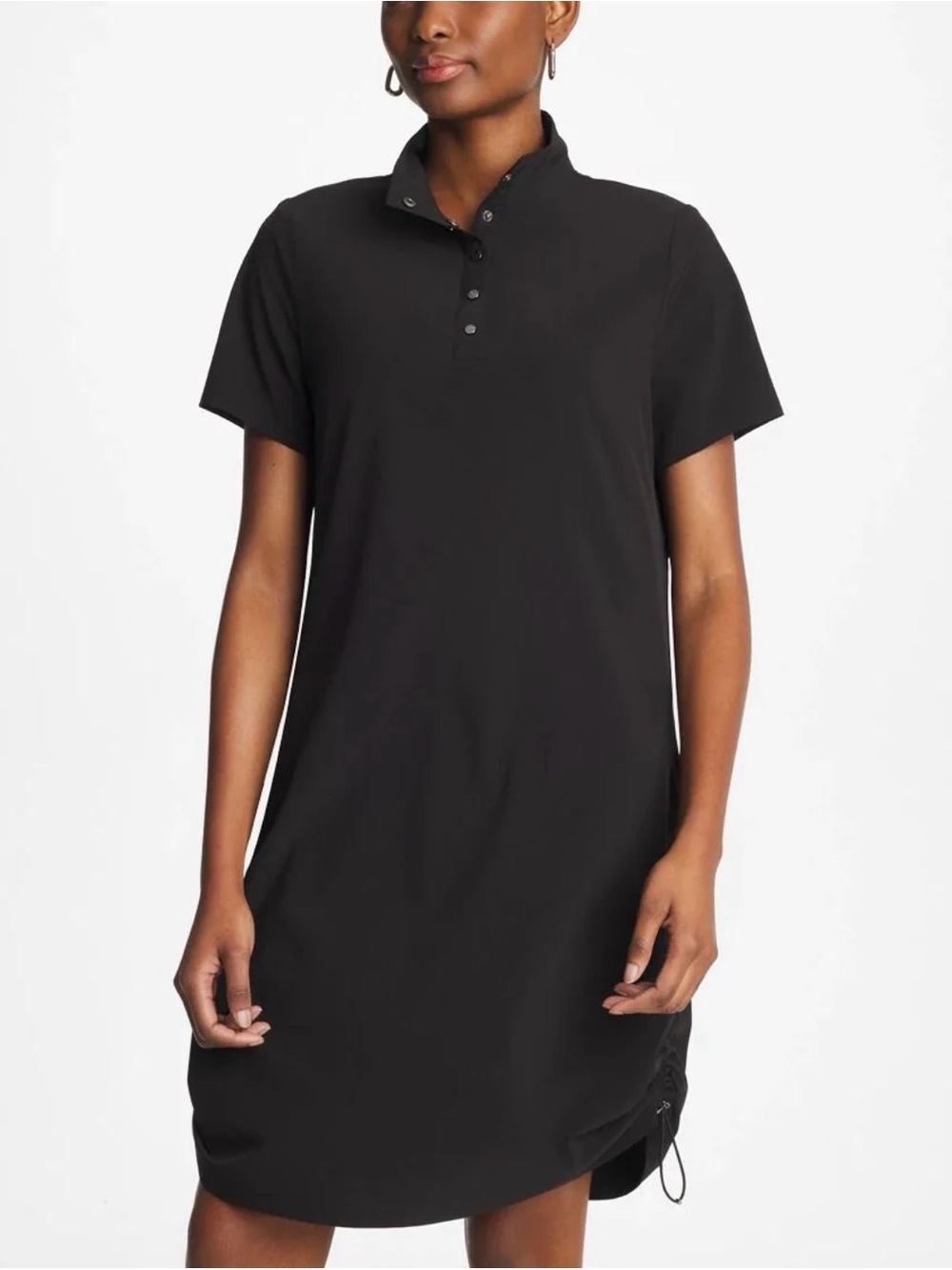 Chico's Black Zenergy® UPF Mockneck Bungee Dress